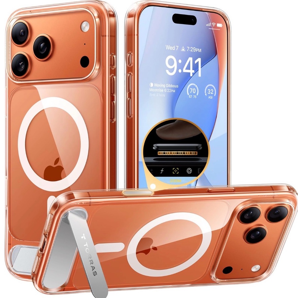 TORRAS Strong Magnetic & Seamless Stand For IPhone 17 Pro Max Case